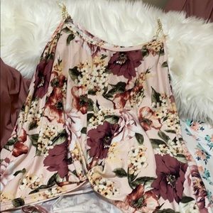 Floral tank top